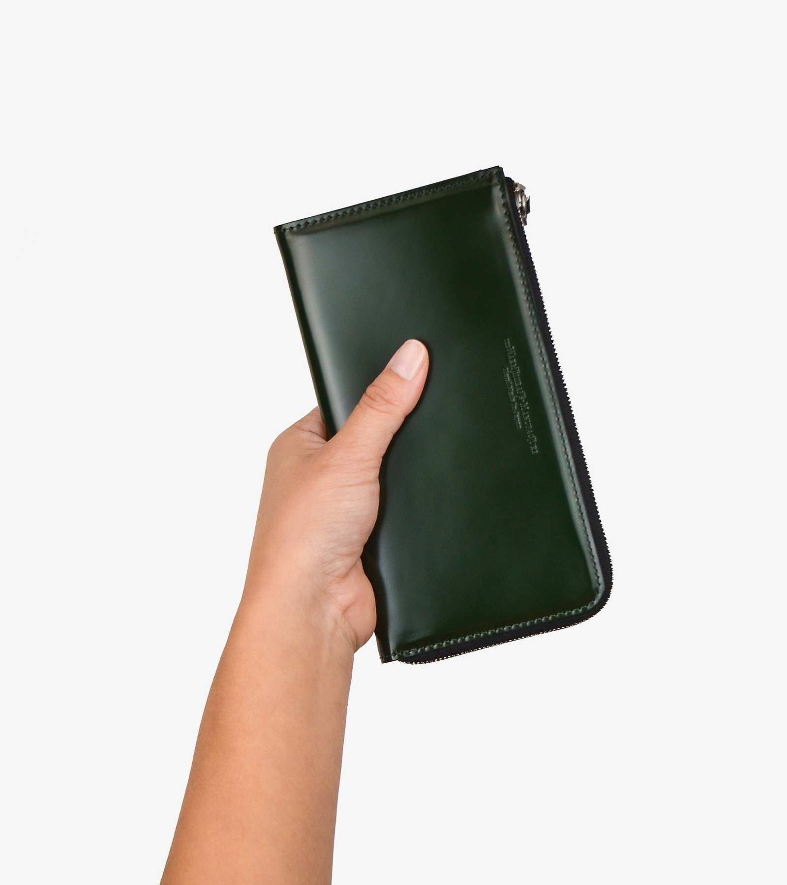 CORDOVAN L-ZIPPED SLIM WALLET / THE WARMTHCRAFTS-MANUFACTURE