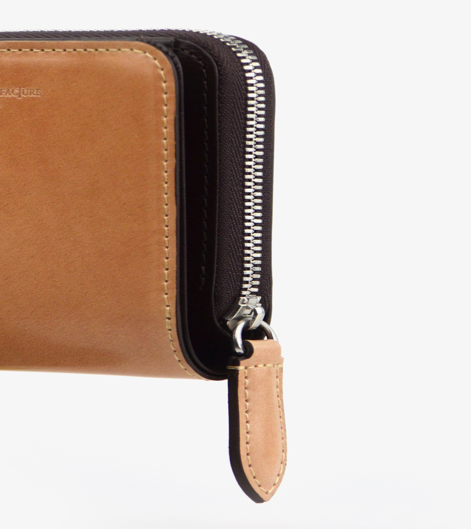 CORDVAN ZIPPED COMPACT WALLET / The Warmthcrafts Manufacture Web Store